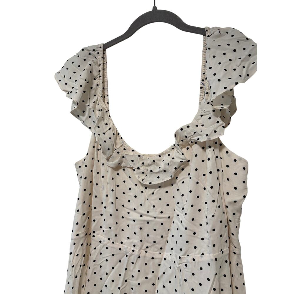 Old Navy XL Polka Dot Ruffle Sleeve Cami Dress - Picture 3 of 9